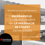 extension pharmacie ouest magnanville