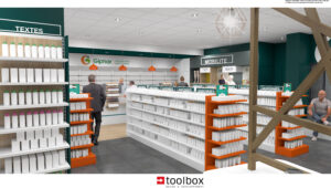 Réaménagement de pharmacie