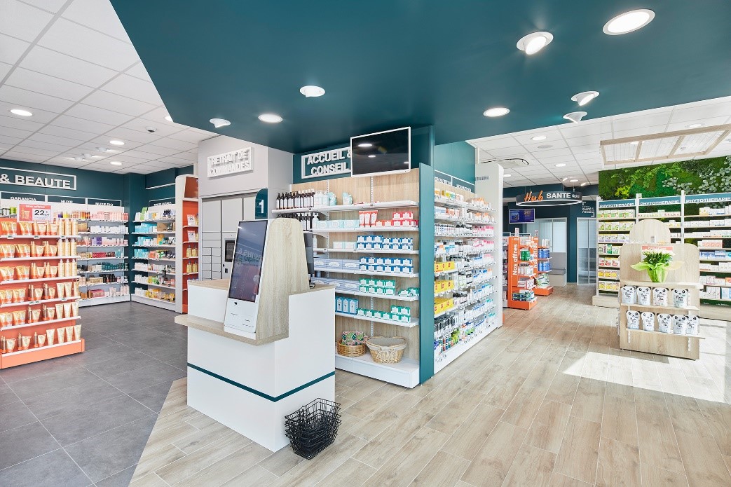 Réalisation relooking pharmacie