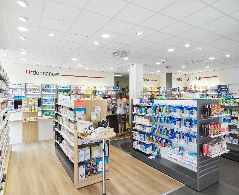 Réaménagement de pharmacie