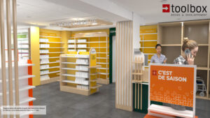 Agencement officine pharmacien