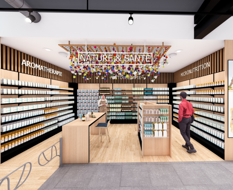 Agencement de grande pharmacie : la pharmacie de la Cité à Laon voit grand