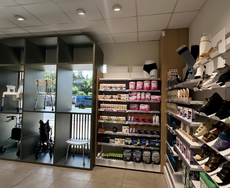 Agencement de pharmacie