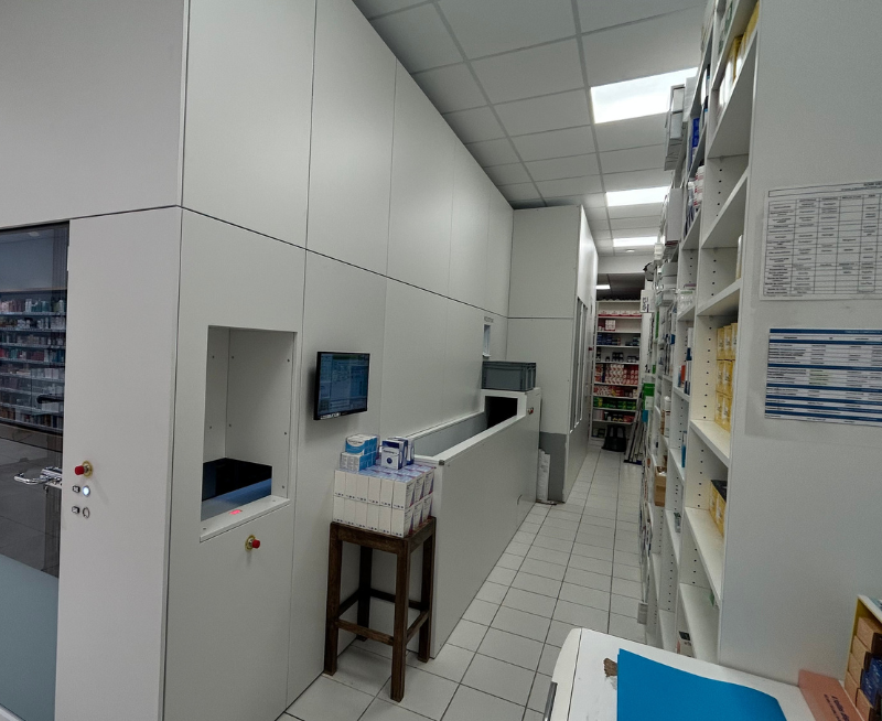 Agencement de pharmacie