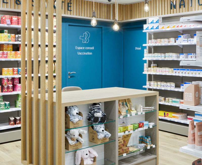 agencement pharmacie